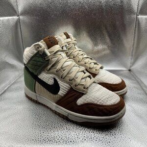 Size 7 Nike Dunk High LX Next Nature Toasty Womens Athletic Sneaker‎ DN9909-100
